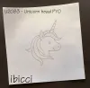 ibicci PYO Unicorn head MESH stencil